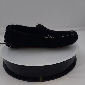 READ LAMO Callie Black Suede Faux Fur lining footbed *** LEFT MOC ONLY AMPUTEE 9